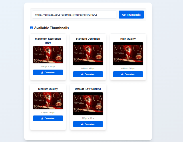 YouTube Thumbnail Downloader – Get HD Thumbnails Instantly
