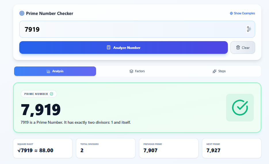 Prime Number Calculator: Check, Analyze, and Understand Primes Step by Step