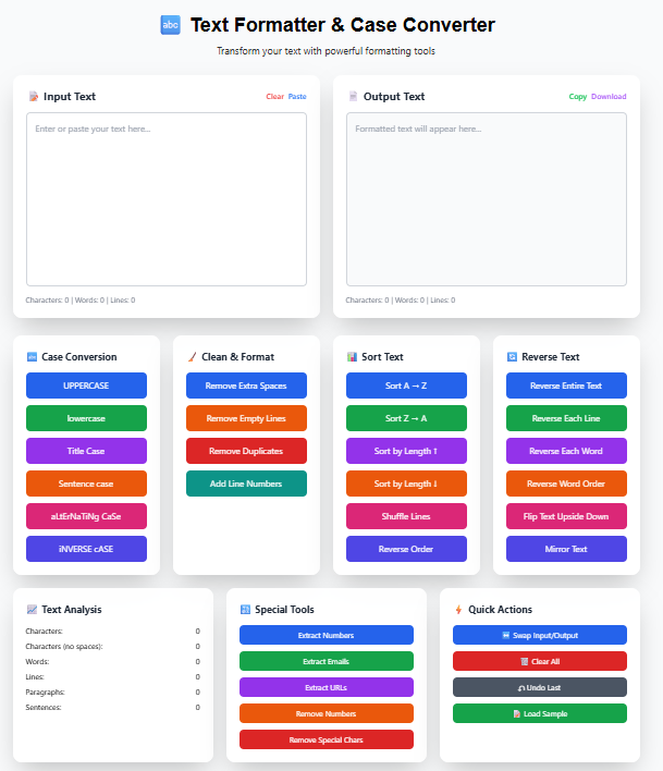 Online Text Formatter & Case Converter (Quick Guide)